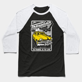 Hudson Hornet "traveling" Baseball T-Shirt